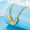 Novo Estilo Chinês Retrô Requintado Versátil Colar Moeda Cinco Imperadores Gelo Quebrado Luxo Leve Moda Sofisticada Elegante Corrente Clavicular para Mulheres