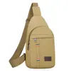 Riñonera de lona transfronteriza nueva para hombre, bolsa de pecho para hombre, mochila de moda para hombre, bolso de hombro, bolsa cruzada deportiva multifuncional