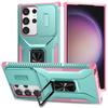 Adecuado para Funda de Teléfono Samsung S26Ultra, Soporte S25Ultra, Cubierta Protectora con Ventana Deslizante S24Ultra