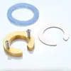 Accesorios para Grifo Fregadero de Cocina Lavabo Grifo de Agua Caliente y Fría Sujetadores de Grifo Cobre Acero Inoxidable Tuerca Antiaflojamiento Tapa de Fijación