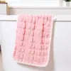 AWIN Novo Toalha de Banho Espessa de Lã Slub Macia de Coral para Adultos Doméstico Absorvente de Água Secagem Rápida Touca de Banho terno