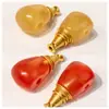 Cuentas de Vidrio Amarillas, Cuentas de Vidrio Rojas, Conectores de Tres Vías, Accesorios para Manualidades, Joyería DIY F33
