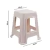 Taburete de plástico engrosado silla de plástico para el hogar taburete de plástico para zapatos banco de plástico taburete alto para adultos apilable venta al por mayor