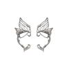 Brincos Transfronteiriços Borboleta Elfo Estilo Europeu e Americano, Design Moderno Personalizado, Ganchos de Metal para Orelha, Brincos Novos Retrô Doces e Descolados para Garota Quente