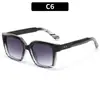 Nuevas Gafas de Sol Cuadradas de Alta Gama Versátiles Estilo Callejero Y2K Moda Europea y Americana Hip-Hop Tendencia Protección Solar Gafas de Sol Transfronterizas