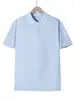 Camiseta Polo de Moda Urbana de Manga Corta de Comercio Exterior de Alta Calidad para Hombre Camiseta Nueva Estilo Solapa Golf Camiseta Polo para Hombre
