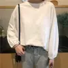 Versão Coreana 2026 Transfronteiriço Elegante Doce Retrô Emagrecedor Franzido Manga Lanterna Blusa Redutora de Idade Camisa de Manga Longa para Outono Inicial para Mulheres