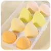 Paquete de 8 Huevos de Belleza 8 Huevos Esponja para Maquillaje con Caja de Almacenamiento Esponjas para Base de Maquillaje Herramientas de Maquillaje de Belleza Gradiente Comercio Exterior