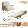 Cama plegable de cuero encerado, sofá perezoso, doble propósito, individual o doble, adecuada para apartamentos pequeños, salas de estar, balcones, y con un estilo vintage