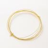 Alambre de Flor de Oro Genuino Chapado en Oro de 18 Quilates Conservación del Color Accesorios para Joyería Hecha a Mano DIY Alambre de Cobre Trenzado Estilo Antiguo Alambre de Modelado Venta al por Mayor
