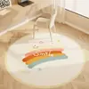 Tapetes de Couro Coloridos para Cadeira de Computador Transfronteiriços para Quarto Sala de Estar Sofá Tapetes de Pé de Lama Diatomácea Tapetes de Pé para Cadeira de Escritório