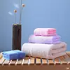 Furunzi Toalha Boêmia Algodão Puro Espessa Toalha de Banho Conjunto de Presente Toalhas Macias Absorventes Logo Bordado