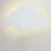 Lámpara de pared portátil recargable para niños de comercio exterior transfronterizo, no requiere cableado, lámpara de noche de luna y nube, luz decorativa creativa de dibujos animados
