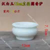 Un par de jarrones de piedra, mármol natural Han Bai Yu, candelabros de piedra azul, arreglos florales, ofrendas, quemadores de incienso de cementerio, leones