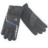 Luvas Térmicas com Tela Sensível ao Toque para o Inverno, Modelos Masculinos e Femininos, Espessadas e Forradas com Lã, à Prova de Vento e Frio, Luvas de Couro para Ciclismo de Motocicleta ao Ar Livre Venda por Atacado