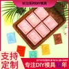 Série Outono Molde para Biscoito Folha de Ginkgo Castanha Molde de Biscoito Desenho Animado 3D Biscoito Impresso Artificial de Argila DIY