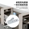 Escritorio y Sillas para Personal de Cuatro Personas, Mobiliario de Oficina Moderno Simple, Estación de Trabajo para Seis Personas, Mampara Divisoria Doble para Pantallas