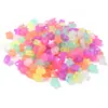 Cuentas luminosas acrílicas estrella de cinco puntas cuentas sueltas amor cuentas luminosas hecho a mano DIY material para pulsera tejida collar