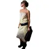 Vestido Camisola de Encaje de Color Sólido Nuevo Primavera/Verano 2026 Transfronterizo, Vestido de Longitud Media, Estilo Europeo y Americano, Elegante Vestido para Mujer