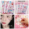 Pegatinas de Gemas para Niñas Diamante de Cristal Dibujos Animados Princesa 3D Estéreo Recompensa Niñas Juguetes Decorativos
