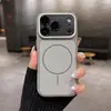 Adecuado para Funda de Teléfono iPhone 17 Pro Max, Acabado Mate Tipo Piel, Diseño de Agujeros Finos, Atracción Magnética, Cubierta Protectora Anti-Caídas para Apple 16