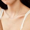 Joyería Transfronteriza, Cadena para Clavícula Moderna y Sencilla, Collar Elegante, Cadena Fina de Oro Minimalista, Cadena Básica