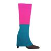 Calentador de Piernas para Mujer Moda Retro Calentador de Piernas de Punto Fiesta Baile Deportes Yoga Correr Senderismo Calentador de Piernas