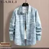 Moda Hombres Diseño de Nicho Sentido del Estilo Temperamento Masculino Ropa de Primavera Casual Versátil Nueva Camisa Chaqueta Americana Holgada