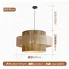 Lámpara Colgante Retro Estilo Japonés Wabi-Sabi con Estética Zen China para Salas de Té, Casas de Huéspedes, Cabinas de Restaurante, Habitaciones Privadas de Hotel y Mesas de Comedor con Focos
