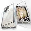 Adequado para Capa de Celular Anti-Espionagem Samsung S26Ultra S25U Capa Protetora Magnética de Metal A56 Capa Transparente Cobertura Total S24