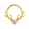 Pendientes Circulares Transfronterizos de Nuevo Estilo Europeos y Americanos, Clips para Orejas de Diamante Completo Modernos y Únicos, Exquisitos y Sencillos Regalos de Joyería