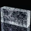 Ladrillo de cristal super blanco sólido hueco ladrillo de vidrio super blanco pared divisoria pantalla cuadrada transparente para baño pared de fondo