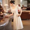 Vestido de Noche para Mujer 2026 Verano Nuevo Estilo, Adecuado para Uso Diario, Vestido de Fiesta para Socialités, Longitud Media para Registro de Matrimonio y Compromiso