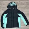 Cardigan com Capuz e Gola de Pelo Estampado, Quente e Estiloso para o Inverno, de Corte Amplo, Transfronteiriço