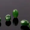 Jade de Hetian Jaspe Calcedonia Cuentas de Arroz Sueltas Ruso Verde Espinaca Accesorios Joyería al por Mayor Pulsera DIY Collar Wenwan