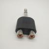6,35 para RCA 6,35 Revolução 2 * RCA fêmea 6,35mm revolução 2-RCA adaptador de áudio