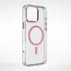 Material Bayer Antiamarilleo Adecuado para Apple 17 Pro Funda de Teléfono Magnética Transparente iPhone 15 Protector de Lente de Metal