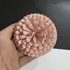 Acessório de Moda de Seda de Alta Qualidade 8cm Flor de Camélia Ultra-Resistente com Broche e Presilha Dupla Utilização