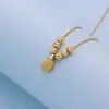 Novo Estilo Versátil Colar de Contas da Sorte Coração Pingente da Moda Tendência Corrente Longa para Clavícula