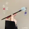 Novo grampo de cabelo antigo estilo chinês com borla para mulheres, elegante e versátil, adequado para Hanfu, cheongsam e penteados presos