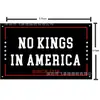 Transfronterizo Sin Reyes en América Bandera Americana Personalizada Unilateral Doble Cara Exterior Comercial Pancarta de Tela Negra