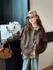 Chaqueta para Niñas Rantuo 2026 Otoño Nueva Moda Abrigo de Cuero PU de Doble Cara para Niños Mayores Top Casual Venta al por Mayor Transfronteriza