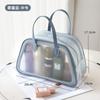 Bolsa de cosméticos nueva, bolsa de aseo separada para artículos secos y húmedos, bolsa de cosméticos de gran capacidad, bolsa de natación impermeable, portátil y sencilla de color alto.