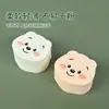 Esponja de Polvo Plana de Látex Esponja de Polvo de Cuero de Doble Cara Patrón de Impresión UV Suave y Delicada Apta para la Piel Huevo de Belleza con Forma de Fruta