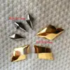 Metal Cosido a Mano Forma de Diamante Anime Hecho a Mano Ropa Suelta Accesorios Imitación Oro Cuentas 34Diymmcos20X Bordado de Cuentas