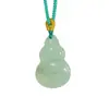 Jade Esmeralda de Tianshan de Xinjiang Fu Lu Shuang Quan Colgante Jade Puro Natural Tallado Calabaza de Jade Colgante de Jade Hombres Mujeres Parejas Más Vendido