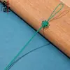 Pequeño Nudo de Hilo de Jade Nudo Chino Borla Fleco Accesorio Cuerda Cuerda para Colgar Marcador de Libros Bolsita Accesorios Colgante Fabricante Venta Directa Al por Mayor