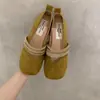 Sapatilhas Femininas 2025 Outono Novo Estilo Brisa da Noite Boca Rasa Strass Solado Macio Francês Brilhante Fada Sapatos Mary Jane