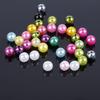 Perlas de imitación perforadas de ABS, cuentas sueltas, pendientes hechos a mano, pulseras de cuentas, accesorios, horquilla antigua casera, bolsa de material