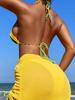 Traje de baño de comercio exterior europeo y americano Venta al por mayor transfronteriza Conjunto de bikini de tres piezas Traje de baño para mujer Bikini Moda europea y americana